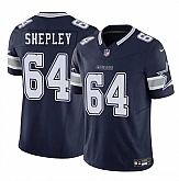 Men & Women & Youth Dallas Cowboys #64 Dakoda Shepleys Navy 2025 F.U.S.E. Vapor Untouchable Limited Stitched Jersey,baseball caps,new era cap wholesale,wholesale hats